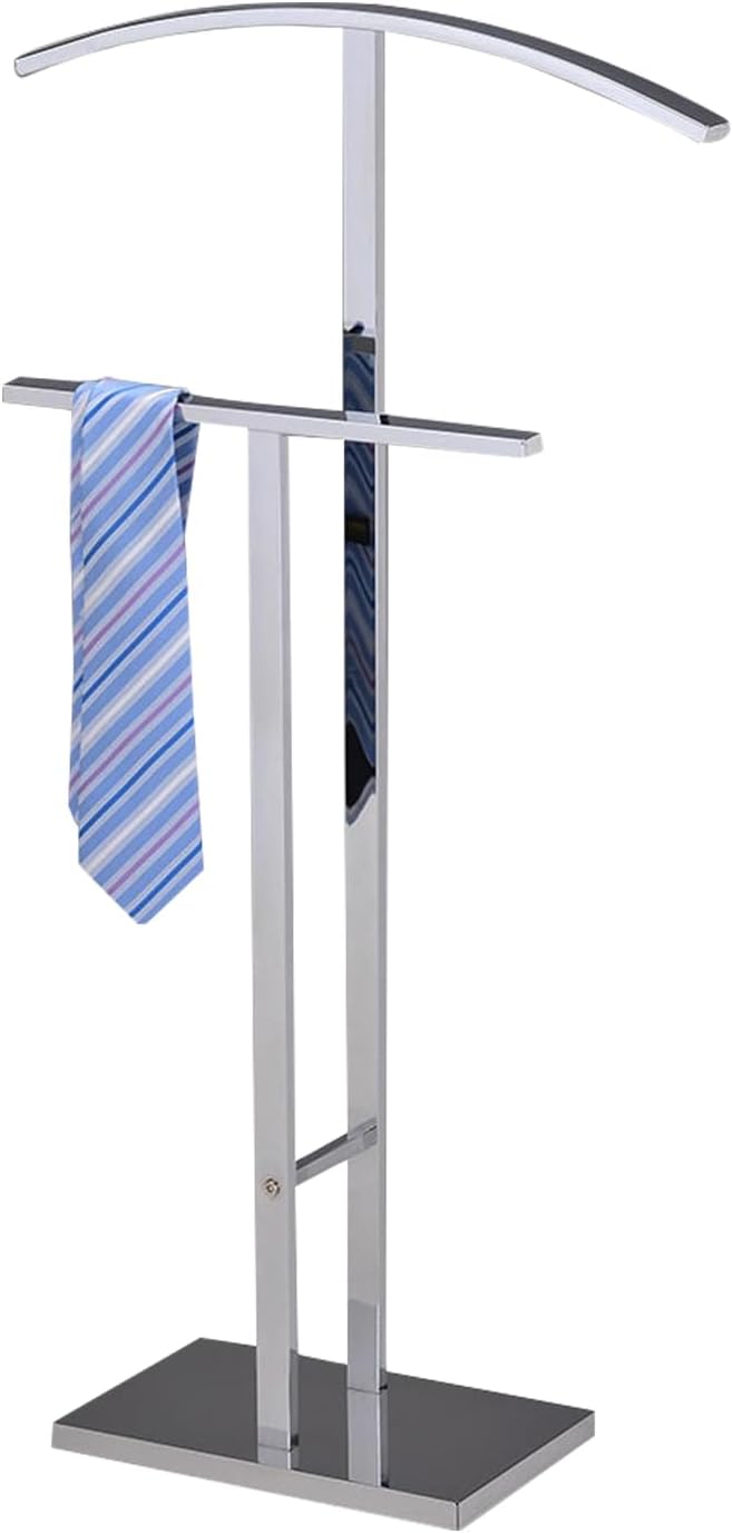 Chrome Metal Multi Holder Valet Stand