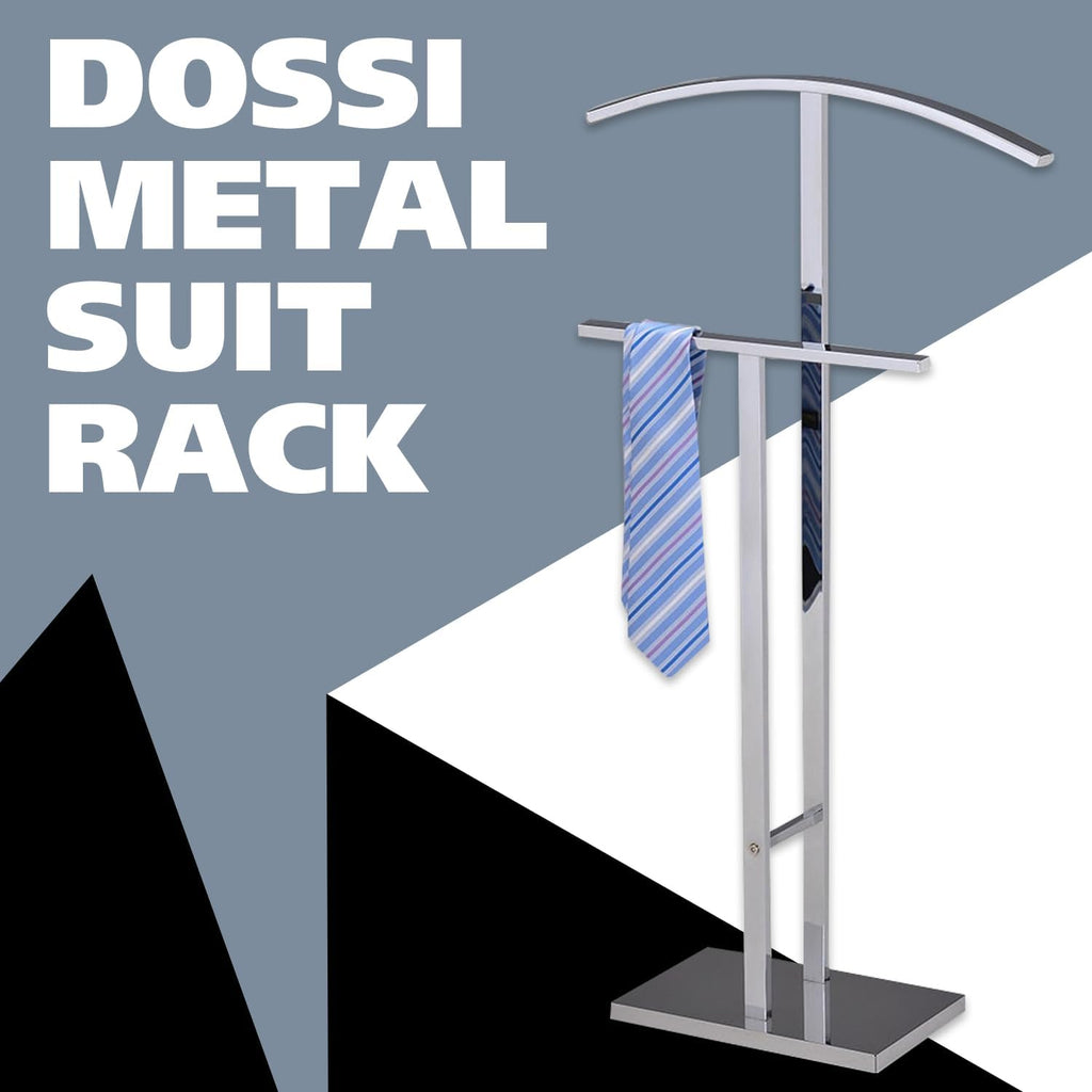 Chrome Metal Multi Holder Valet Stand