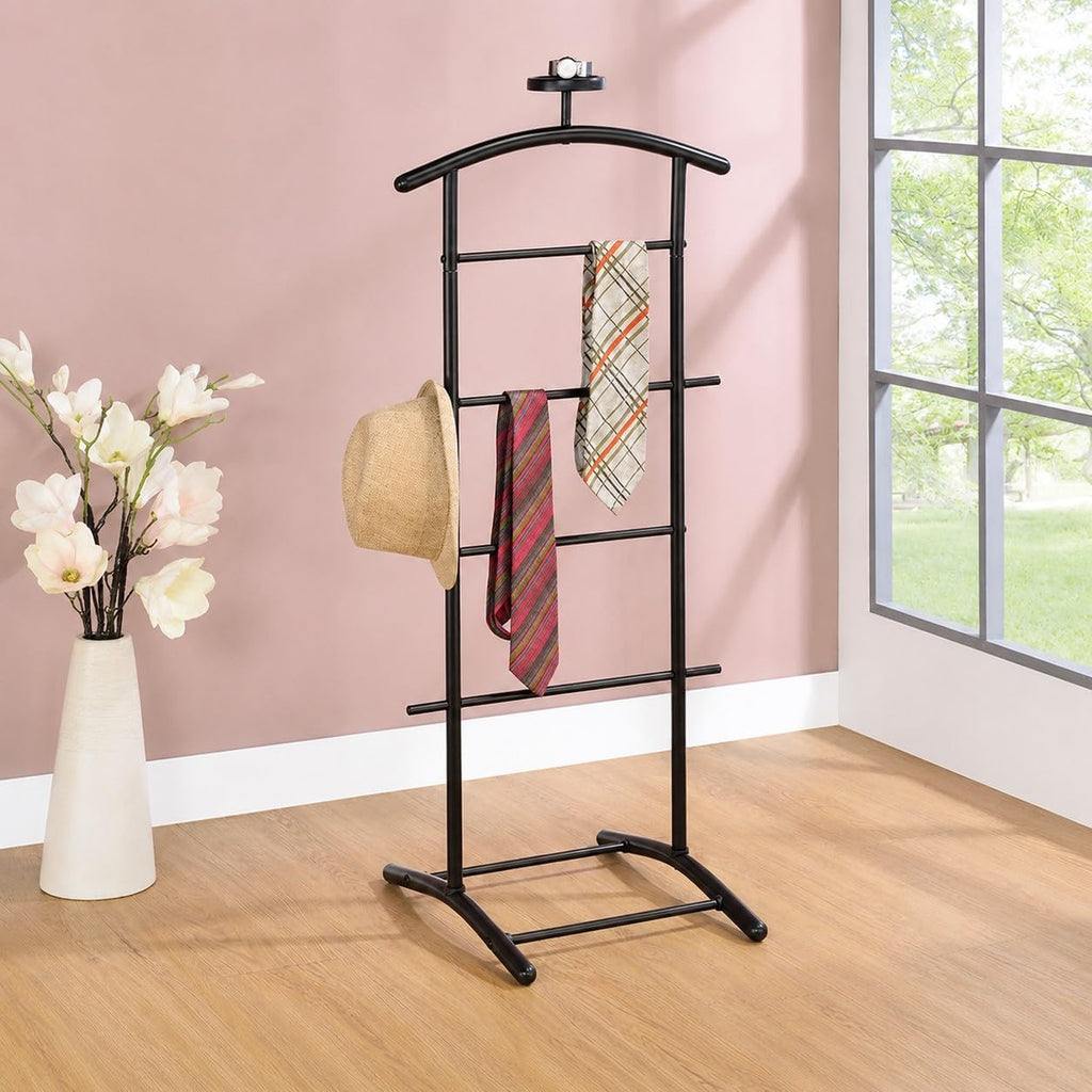 Black Metal Multi Bar Valet Stand