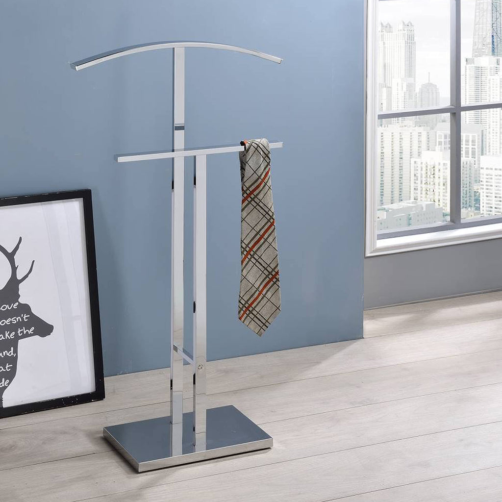 Chrome Metal Multi Holder Valet Stand